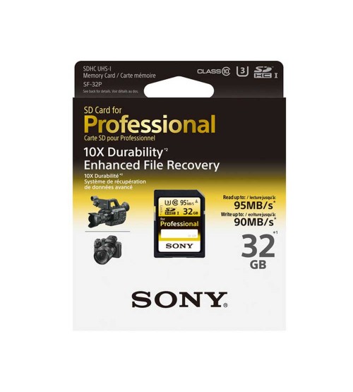 Sony SF-P SDHC 32GB Class 10 Professional 95MB/s